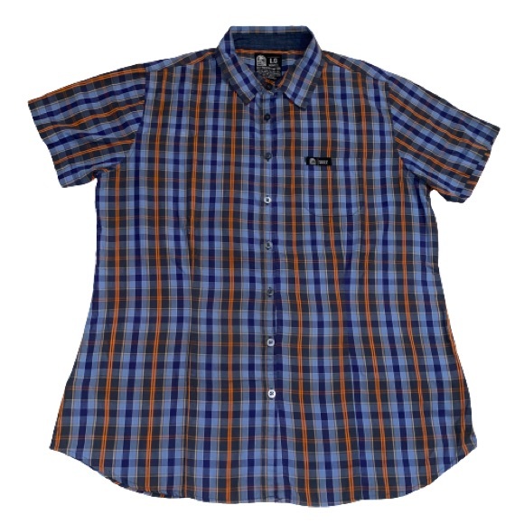 Taco Bell Tops Taco Bell Plaid Womens Button Front Crew Uniform